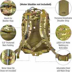 Mochila Táctica Oxford 900D de Alta Calidad, 45L, para Senderismo y Selva, Oferta 2022 - Product Image 6