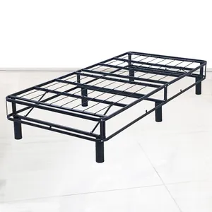 简易单钢折叠床小折叠双人床带床头板
