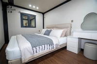 Maison conteneur pliable sur mesure de 20 pieds, design luxueux préfabriqué, maison mobile