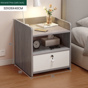 Wholesale <strong>Mini</strong> Cabinet Locker Home Bedroom <strong>Bedside</strong> <strong>Table</strong> Simple Modern Medium Density Fiberboard Wooden <strong>Bedside</strong> <strong>Table</strong> - Product Image 6