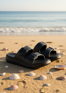 Sandali unisex con doppia fascia in EVA, comodi, a punta aperta, per tutte le stagioni, taglia 22 - Product Image 2