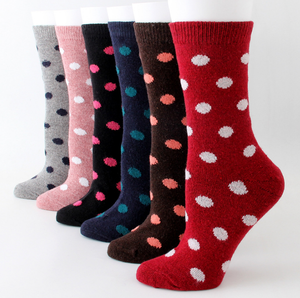 <span class=keywords><strong>Chaussettes</strong></span> <span class=keywords><strong>fantaisie</strong></span> amusantes et mignonnes pour filles et femmes, <span class=keywords><strong>chaussettes</strong></span> en <span class=keywords><strong>laine</strong></span> moelleuses avec motif floral et lettres, calcetines - Product Image 6