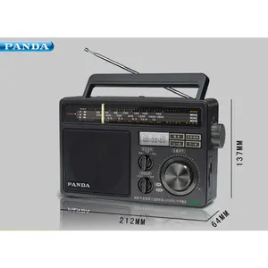 En iyi kalite taşınabilir radyo vintage anti-parazit yüksek-güç profesyonel USB/MP3/SDcard retro tarzı radyo multiband radyo