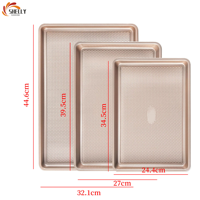 XL-3 pièces Moules à pain en acier au carbone robustes et durables, antiadhésifs, écologiques, résistants au four, pour la pâtisserie DIY