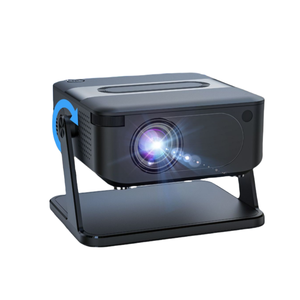 Novedad Mini proyector portátil HA109 4K <span class=keywords><strong>Micro</strong></span> proyectores LCD BT5 Android 11 con soporte ligero 720P Proyector Beamer - Product Image 1