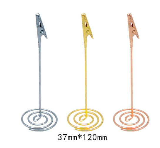 Pince alligator dorée 12cm H