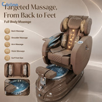 Chaise de manucure et pédicure professionnelle, bain de pieds à jets sans tuyau, fauteuil de massage pour les pieds, chaise de soin des pieds pour salon de manucure