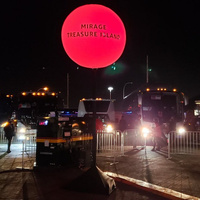Ballon gonflable de scène personnalisé avec support de trépied LED extérieur hermétique publicité ballon gonflable trépied