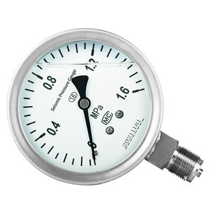 Presión mecánica Monameter 0-5Mpa 0-6Mpa 0-16Mpa 0-25Mpa Manómetro a prueba de golpes M20 * 1,5 G1/4 Medidor de presión de rosca - Product Image 6