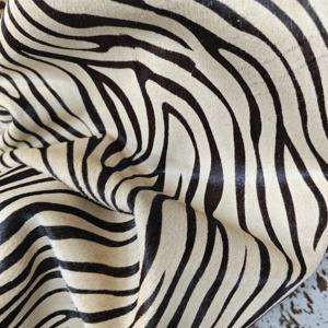Stampa Zebra modello animale vera <span class=keywords><strong>pelle</strong></span> di mucca con <span class=keywords><strong>capelli</strong></span> su vera <span class=keywords><strong>pelle</strong></span> di cavallo - Product Image 1