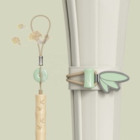 Parapluie long semi-automatique de style vintage, avec armature en fibre de verre haute résistance, résistant au vent, surdimensionné et droit pour la pluie