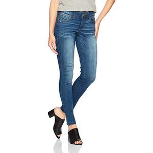 2025 Ladies High Quality Skinny <b>Jeans</b> Mid Waist Denim Pants Sweet Streetwear <b>Button</b> Plus Size for Winter <b>Women</b> - Product Image 1