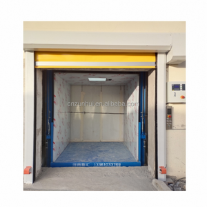 Pengangkat barang bawaan vertikal <span class=keywords><strong>Platform</strong></span> pengangkat kargo elektrik tonase besar Rel pemandu gudang hidrolik Lift kargo - Product Image 3