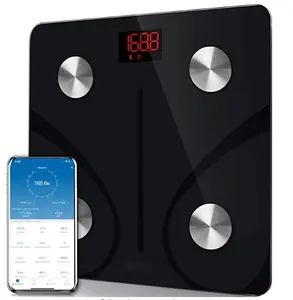 Thông Minh <span class=keywords><strong>Body</strong></span> Fat <span class=keywords><strong>Scale</strong></span>, Không Dây Kỹ Thuật Số Phòng Tắm Quy Mô Cho Trọng Lượng 19 Cơ Thể Phân Tích Thành Phần - Product Image 1