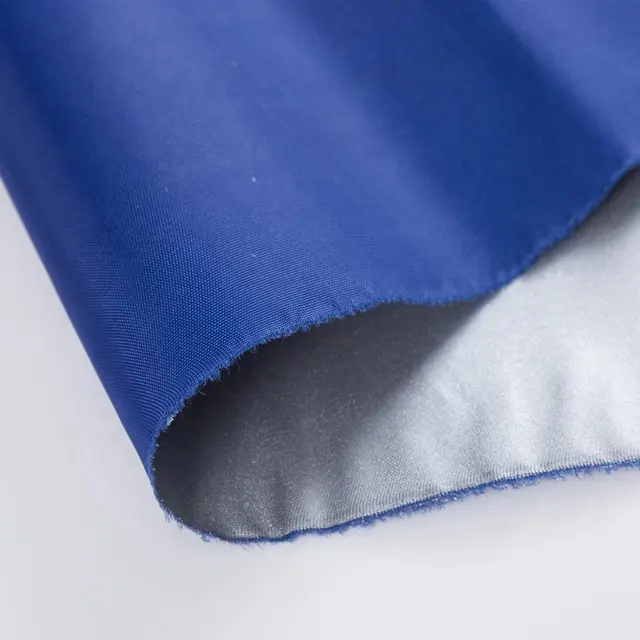 100% polyest fabric CPAI 84 fire retardant 190T taffeta fabric waterproof silver coating lining fabric