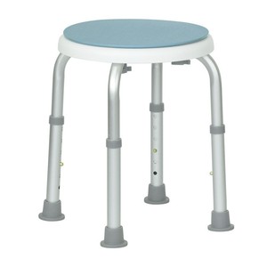 Tabouret de douche en alliage d'aluminium Qd, chaise de salle de bain réglable pour personnes âgées et handicapées, blanc 1,3 mm - Product Image 3