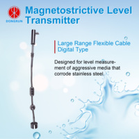 Jauge de niveau magnétostrictive DRCM99 en acier inoxydable haute fiabilité avec interface ExiaIICT6 en option pour une mesure précise