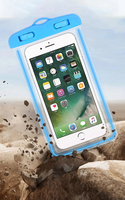 Étui de téléphone étanche de style sportif avec matériau PC+TPU, écran tactile lumineux multicolore pour iPhone