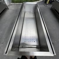 Table d'Autopsie en Acier Inoxydable pour Usage en Laboratoire, Banc de Dissection avec Armoire de Base