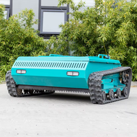 Robot Pemotong Rumput Listrik dengan Kontrol Jarak Jauh GPS Zero-Turn 20HP Bertenaga Baterai Traktor Rumput Kelas Industri