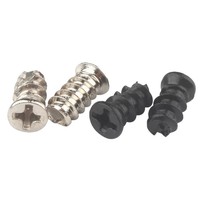 Vis autotaraudeuses à tête fraisée en acier inoxydable A2, M5, à empreinte Phillips, pour fixation de ventilateur de refroidissement de boîtier PC
