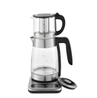 Bouilloire électrique 2-en-1 TUYA Smart Home Samovar Théière numérique double couche Connectivité Wifi Garder au chaud pour la cuisine domestique