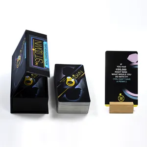Manufacture Family Adult Couple Interactive Initial Conversation Card Game Night Party Funny Drinking Cards Games For Couples
