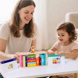 Kids Battle Speed Competitive Puzzle Color Stacking <b>Building</b> <b>Block</b> Game Challenging Board Games - Product Image 2