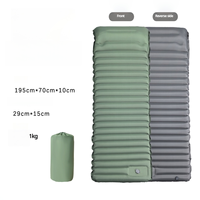 Matelas pneumatique TPU en gros d'usine avec pompe intégrée gonflage rapide maison Camping en plein air lit pneumatique Foladabe tapis gonflable
