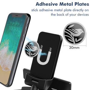 Car Phone Holder Magnetic Dashboard Mount Black Universal For Navigation Use - Product Image 3