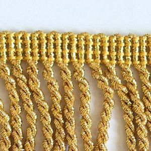 Custom Bullion Wire <b>Tassel</b> Fringes for Garment & Decorative Use with All Design and Color Options Lightweight High Quality - Product Image 5