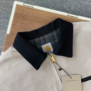 Premium Heavy Duty Canvas Detroit Work <strong>Jacket</strong> - Vintage Contrast <strong>Collar</strong> Coat, Durable &amp; Versatile, Shop Bestseller - Product Image 4