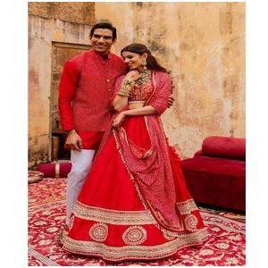 Lehenga Choli de qualité supérieure avec dupatta pour femmes, parfait pour les festivals, les fonctions de fiançailles, les cérémonies de sangeet, style ethnique - Product Image 5