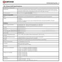 Redresseur Unipower FMPe20.48G 2000W 24VDC, efficacité 95%, sortie 83A, entrée 220V, alimentation télécom AC-DC à sortie unique 50/60Hz