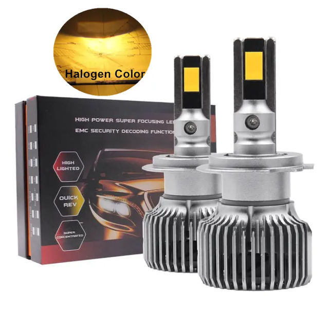 FSYLX Halogen Color High Power 200w 20000lm P80 Led Headlight H13 9004 9007 2 Copper Pipe Super Brighter H4 Led Headlight Bulbs
