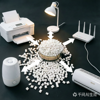 Gránulos de Plástico ABS de Moldeo Opaco Premium, Alta Bloqueo de Luz, Alto Flujo, Alta Resistencia a Impactos, para Lámparas de Iluminación LED