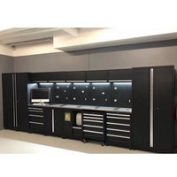 Chariot à outils roulant en fer à plusieurs tiroirs, robuste, armoire à outils à 5 tiroirs, système de rangement modulaire industriel mobile pour garage, OEM