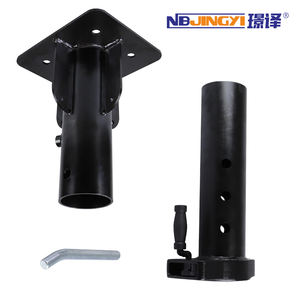 <span class=keywords><strong>Adaptateur</strong></span> de quincaillerie de remorque pour camping-car, monobloc, base moulée, réglable 30000 lbs, pour attache de quincaillerie de remorque à col de cygne, hauteur 15, 17, 19, 21 pouces - Product Image 3