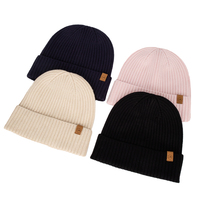 Chapeau en tricot en fibre de bambou naturelle ultra-douce, respirant, chaud et doux pour la peau