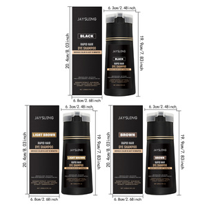 Vente en gros JAYSUING formule douce contrôle de l'huile lisse et rafraîchissante 2-en-1 shampooing de <span class=keywords><strong>teinture</strong></span> pour cheveux réparateur pour hommes - Product Image 2
