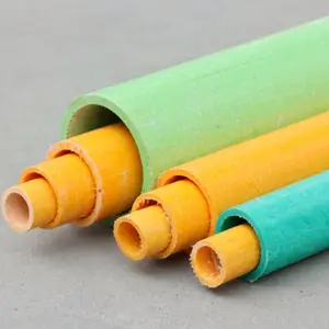 Tubi resistenti alla corrosione ad alta resistenza in fibra di vetro strutturale GRP forme tonde tubi