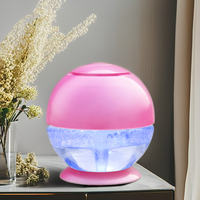 Diffuseur d'arômes essentiels sans brouillard, contrôlé par application 24h/24, avec lumière LED, alimenté par USB, en plastique, pour voiture, hôtel, maison, bureau