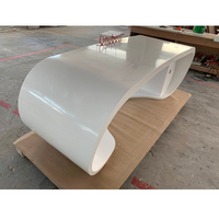 Nouvelle conception Durable Corian Stone Material Administration Manager Table utilisée décoration de bureau pour bureau