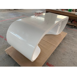 Nouvelle conception Durable Corian Stone Material Administration Manager Table utilisée décoration de bureau pour bureau - Product Image 6