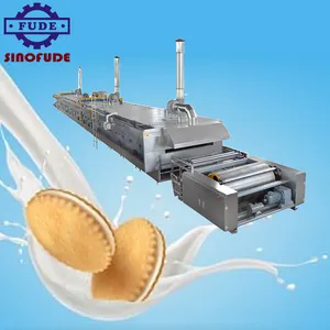 Hoàn Toàn Tự Động Đa Drop Động Vật Biscuit Máy Định Hình/Cookie Biscuit Làm Dây Chuyền Sản Xuất