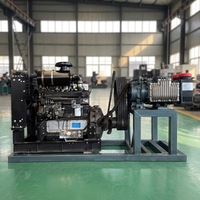 Compresor Industrial Sin Aceite Shansen Factory YS260-14m³/min con Motor Diésel para Planta de Cemento