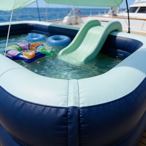 Nouveau produit Piscines gonflables colorées pour enfants Piscines gonflables pour enfants pour la maison Intérieur Bébé Nouveau-né Jeu en eau peu profonde sécuritaire - Product Image 5