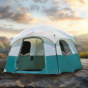 เต็นท์ตั้งแคมป์กลางแจ้งกันน้ำเต็นท์ตั้งแคมป์พับได้สำหรับ3-4คนเต็นท์ตั้งแคมป์ - Product Image 3