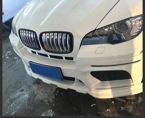 Kit carrosserie large Hamann en plastique PP pour BMW X6 E71 2008-2013, ensemble complet finition polie, pare-chocs avant/arrière, jupes latérales, passages de roues - Product Image 2