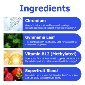 Gomitas para Reducir el Apetito, Suplemento Herbal con Hoja de Gymnema, Favorece la Pérdida de Peso, Suministro del Fabricante - Product Image 3